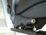 The pretensioner and cover fitted